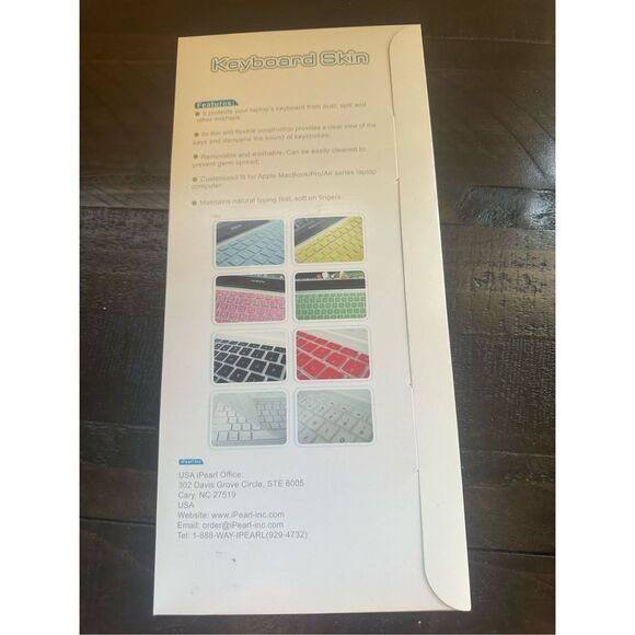 Silicone Keyboard Cover Skin for 2020 MacBook Air 13 inch A2337 - Picture 4 of 8